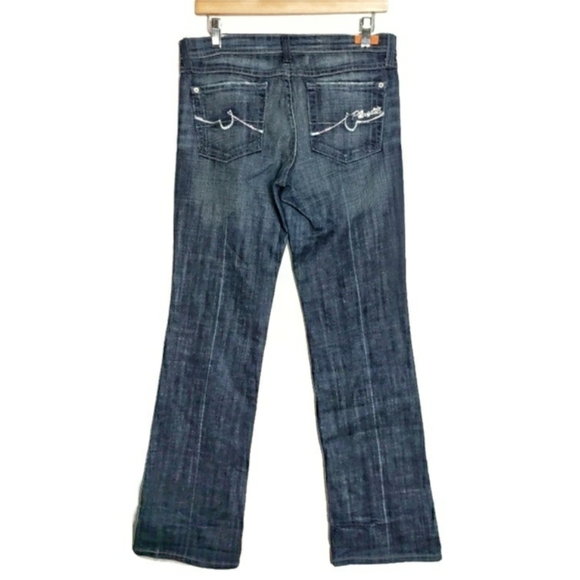 Bootcut Jeans denim 9 Embroidery Distresse… - Picture 4 of 7